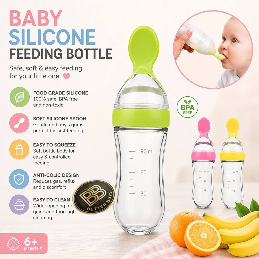 BABY SILICONE FEEDING BOTTLE FOR SALE