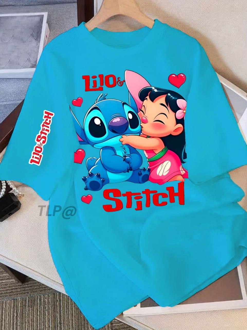 STITCH PRINTED JERSEY T-SHIRT FOR SALE