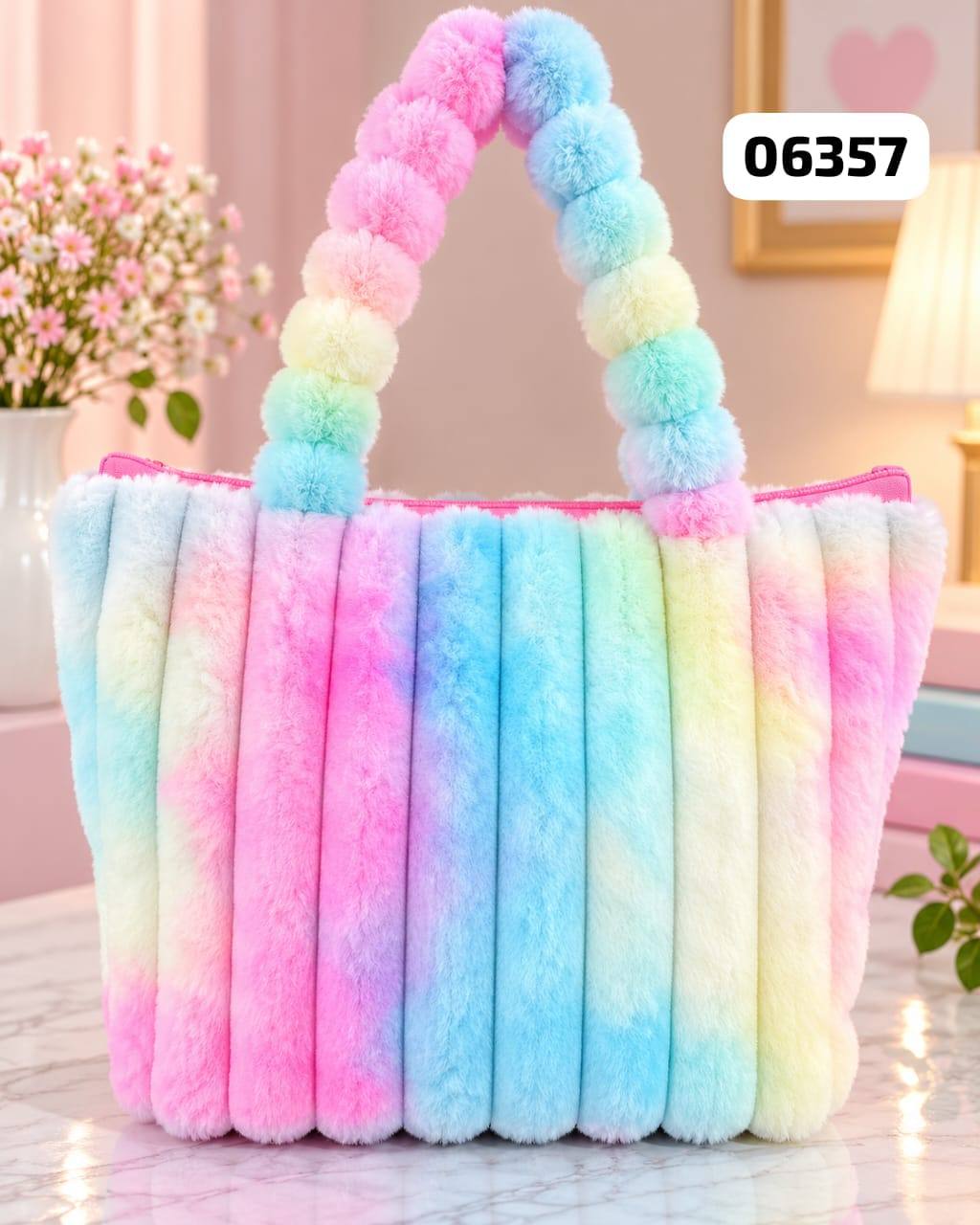 FLUFFY SHOULDER BAG