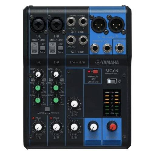 Yamaha MG06X 6-Channel Analog Mixer MG06X 6