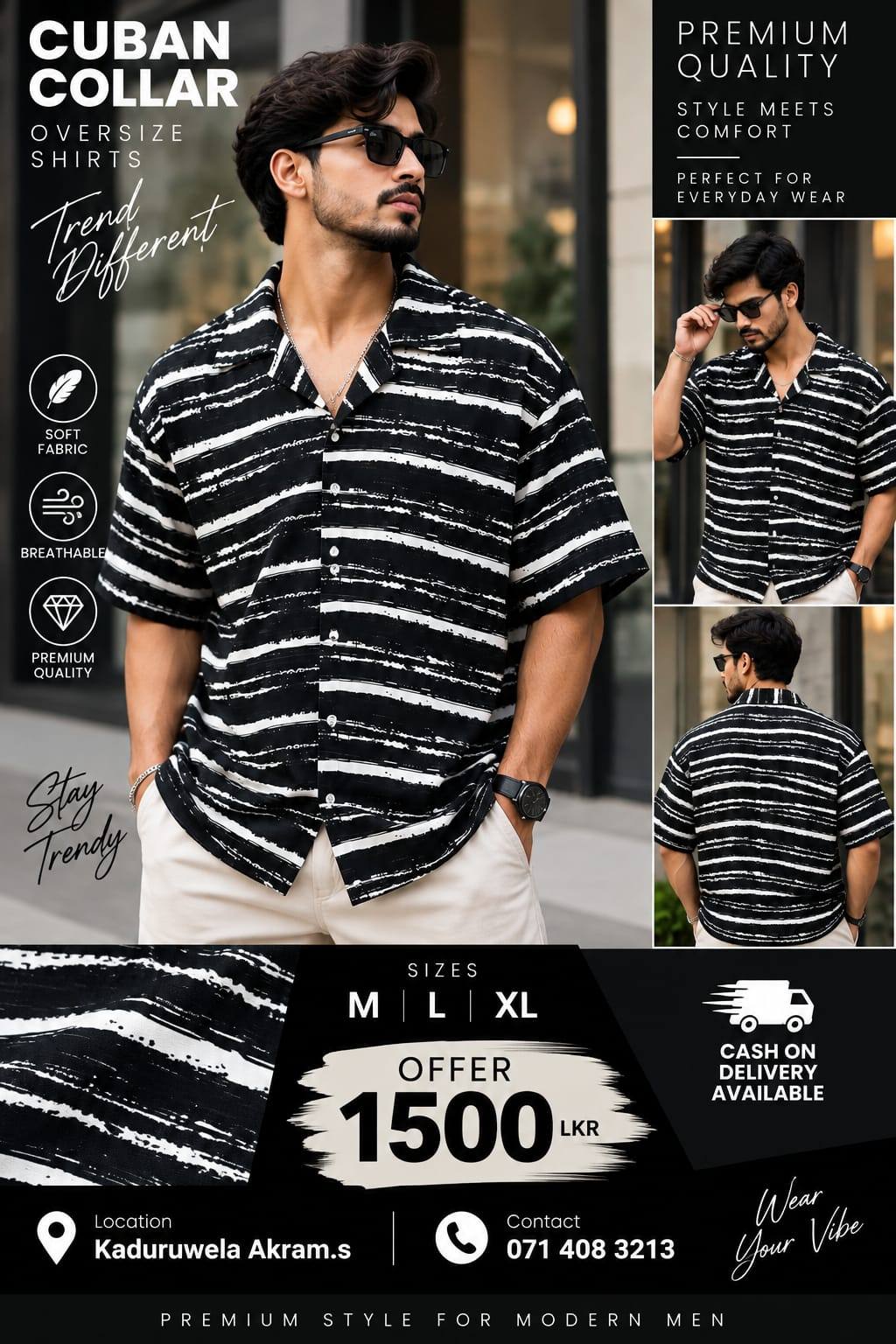 COLLAR OVERSIZE T-SHIRTS