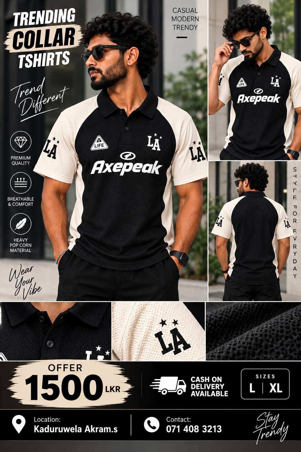 SPECIAL OFFER TRENDING COLLAR T-SHIRTS