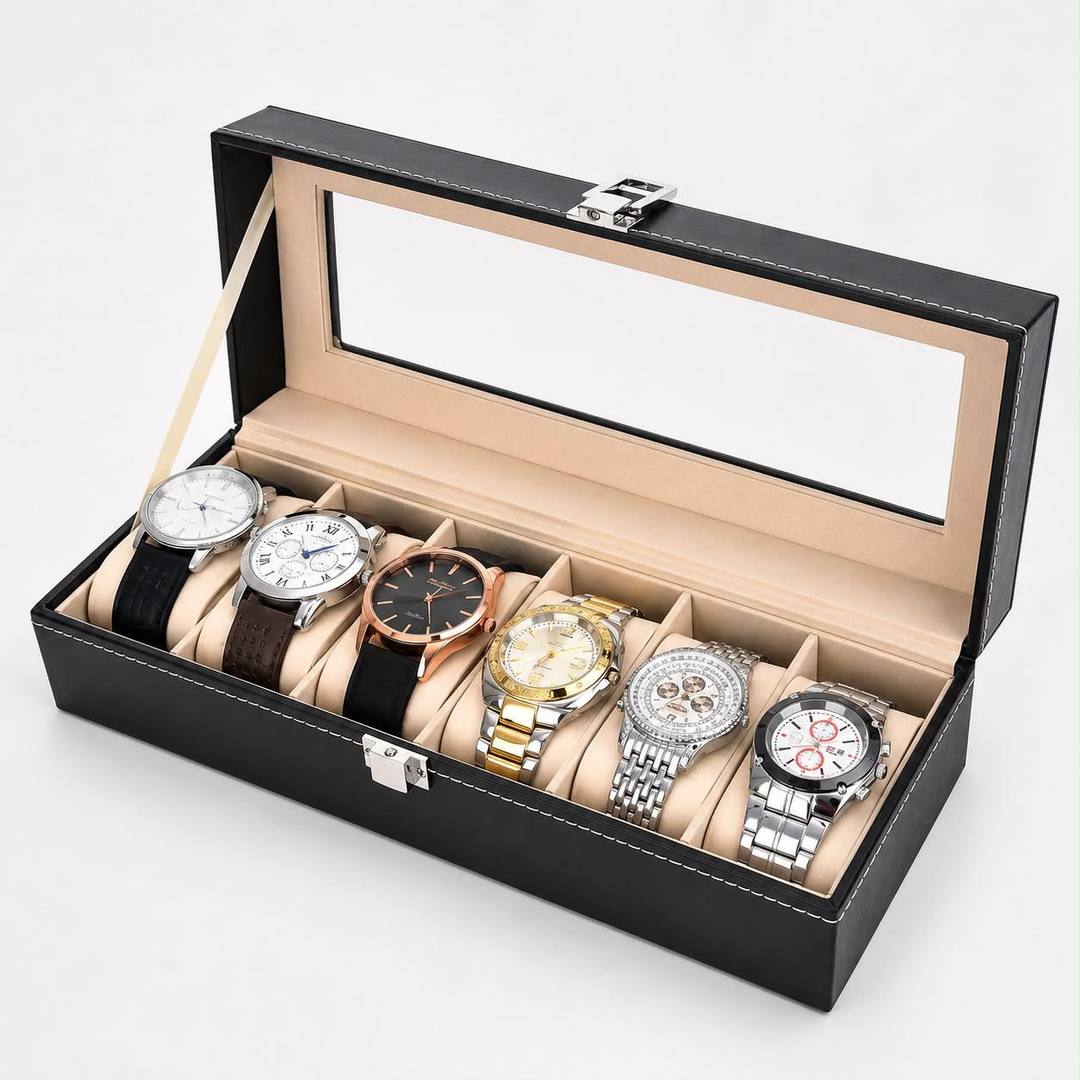 6-Slot Watch Storage Box
