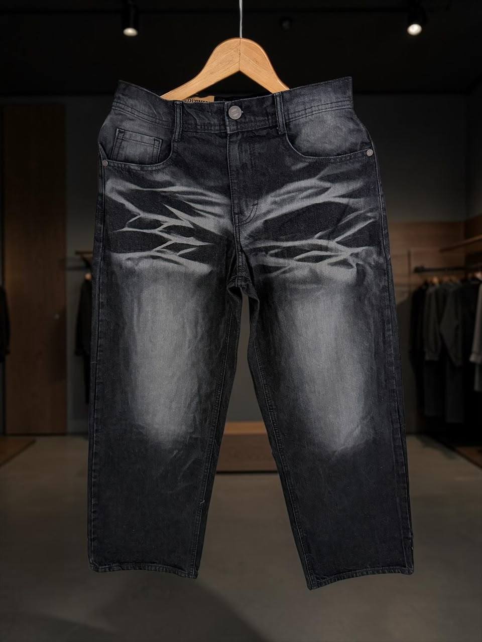 NEW ARRIVAL ACID WASH BIG FOLD DENIM ON SALE