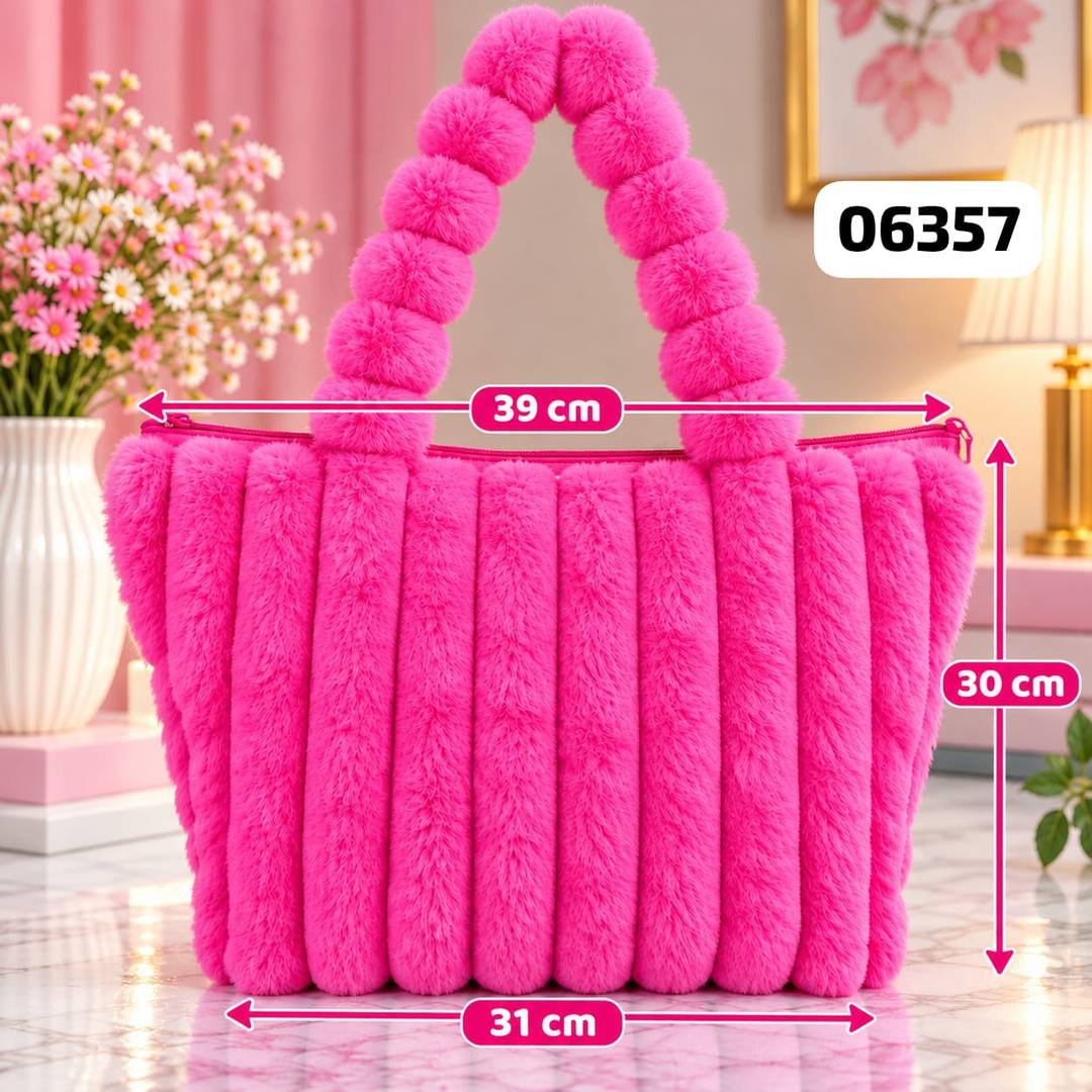 FLUFFY SHOULDER BAG