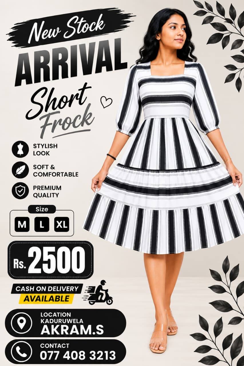 Ladies Short Frock Available