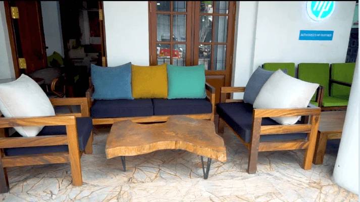 Clover Teak Sofa