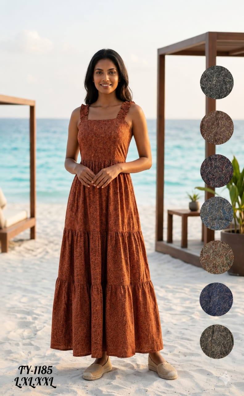 Elegant Skinny Patti Long Frock