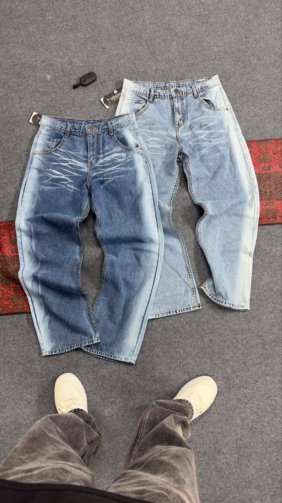Big Fold Baggy Denim On Sale
