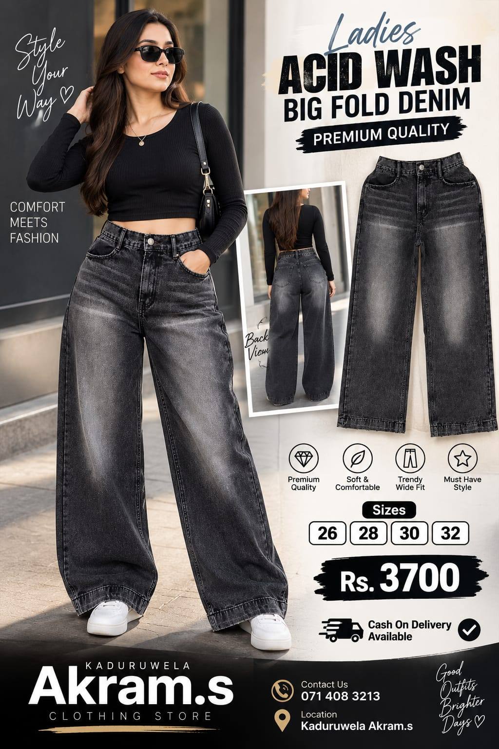 BLACK LADIES DENIM