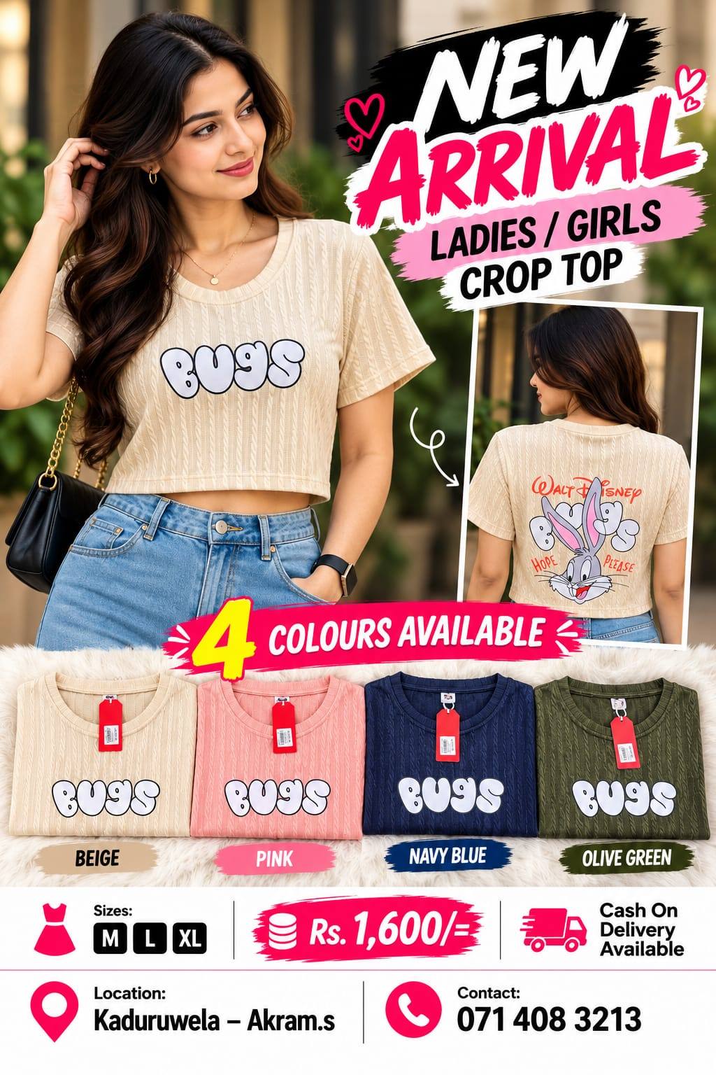 CHIC & TRENDY – LADIES CROP TOP COLLECTION