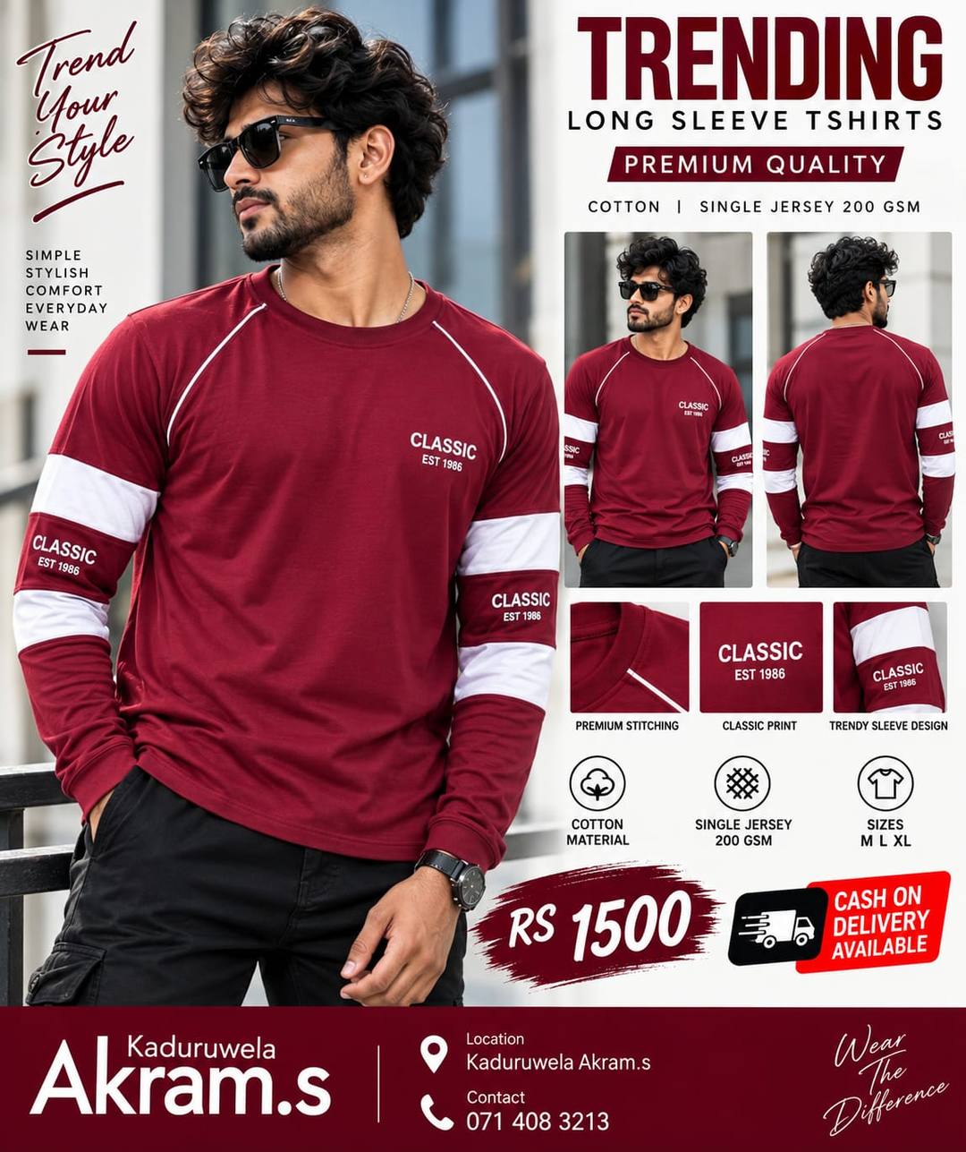 TRENDING LONG SLEEVE T-SHIRT