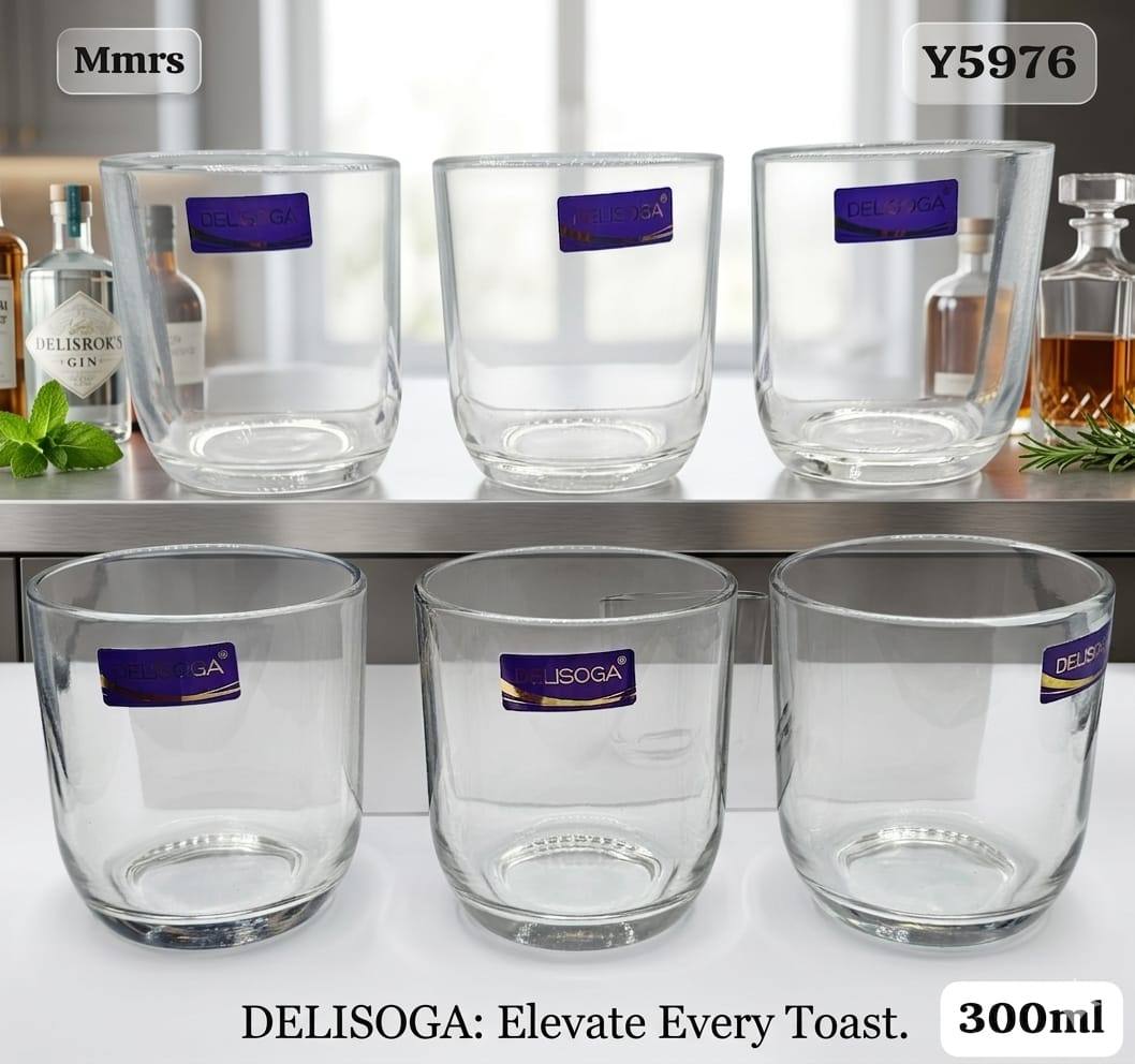 DRINK GLASS SET – 6 PCS FOR SALE