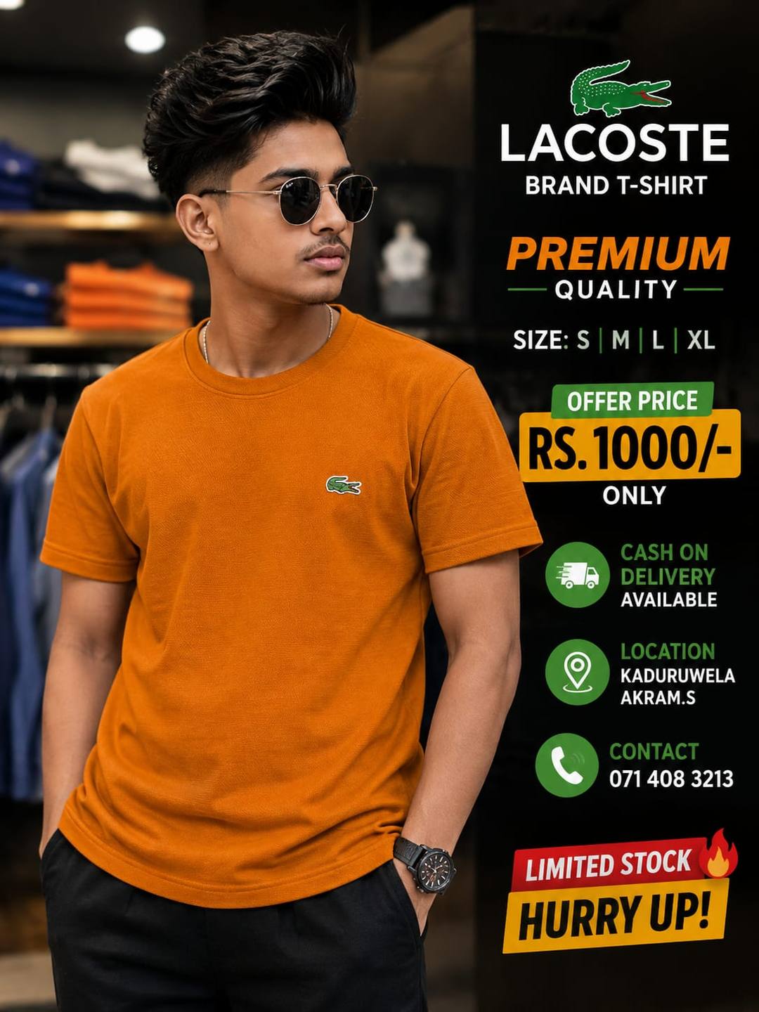 LACOSTE T-SHIRT FOR SALE