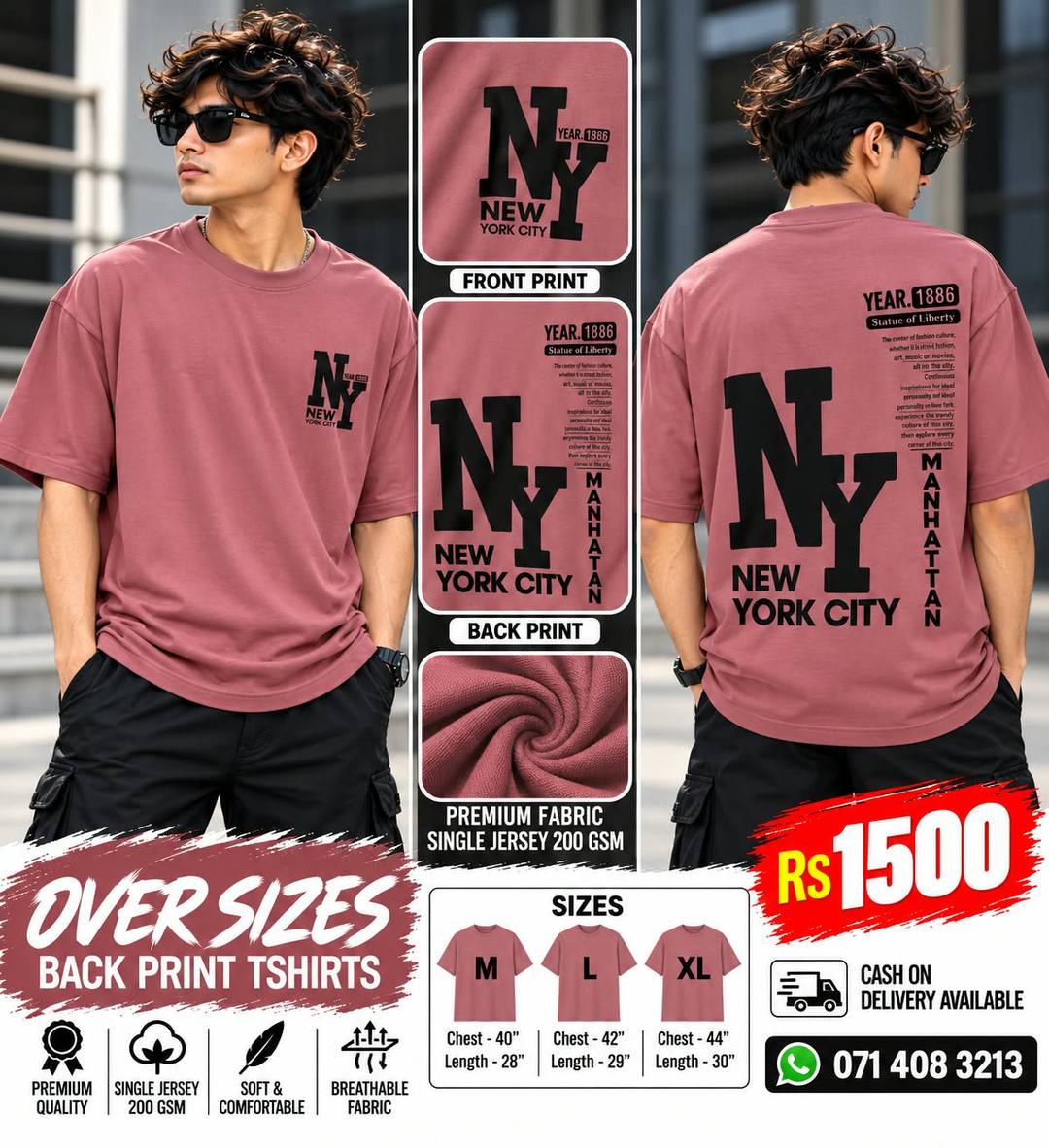 BACK PRINT T-SHIRTS