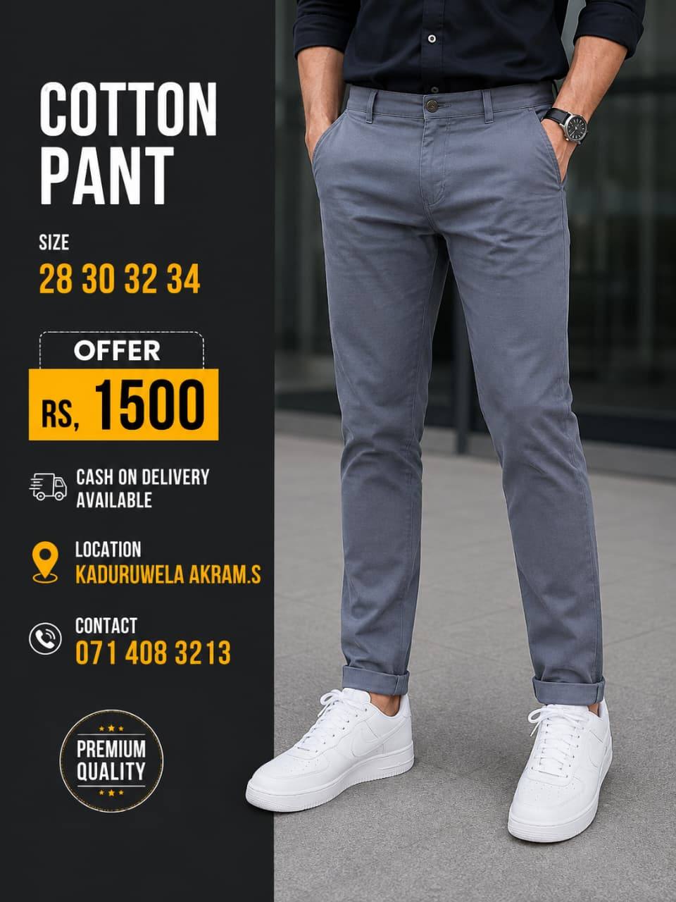 SPECIAL OFFER  COTTON PANT