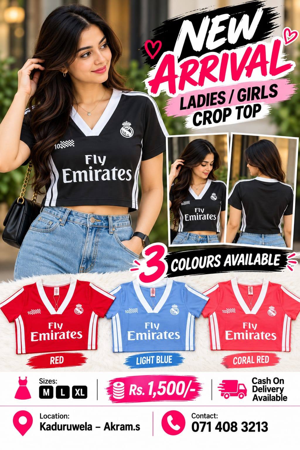 NEW ARRIVALS ALERT LADIES CROP TOP COLLECTION