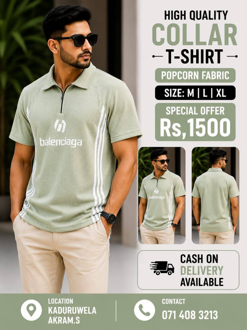 Premium Collar T-Shirts On Sale
