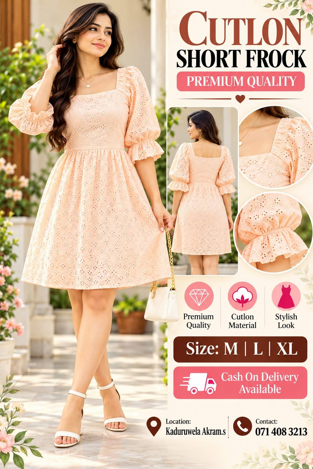 NEW CUTLON SHORT FROCK