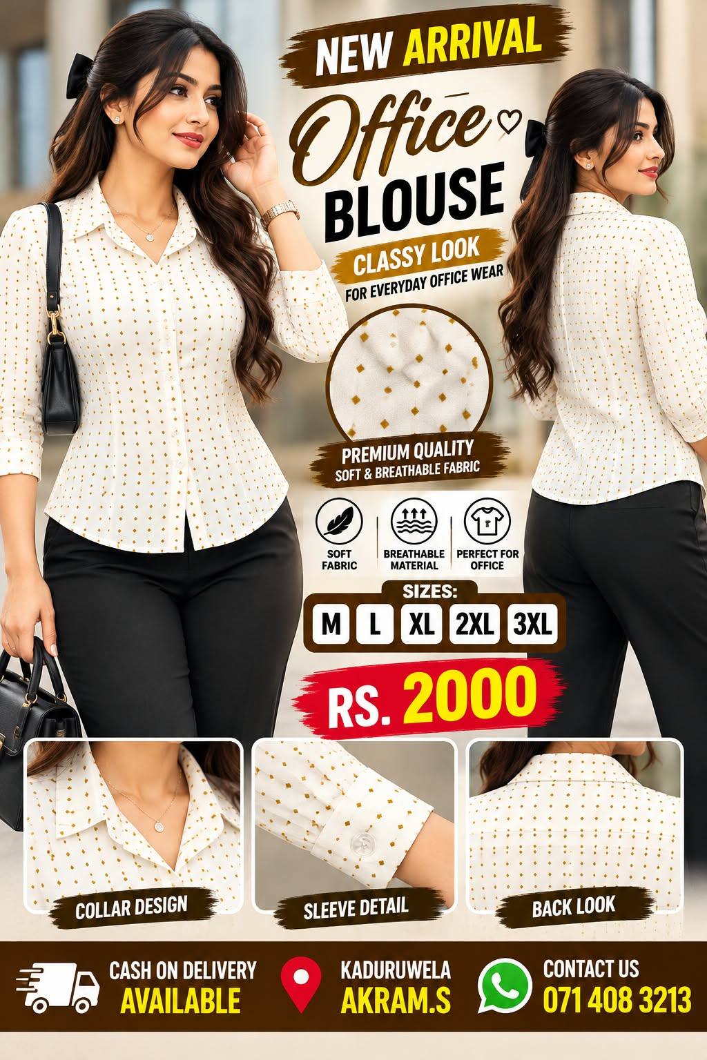 LADIES OFFICE BLOUSE FOR SALE
