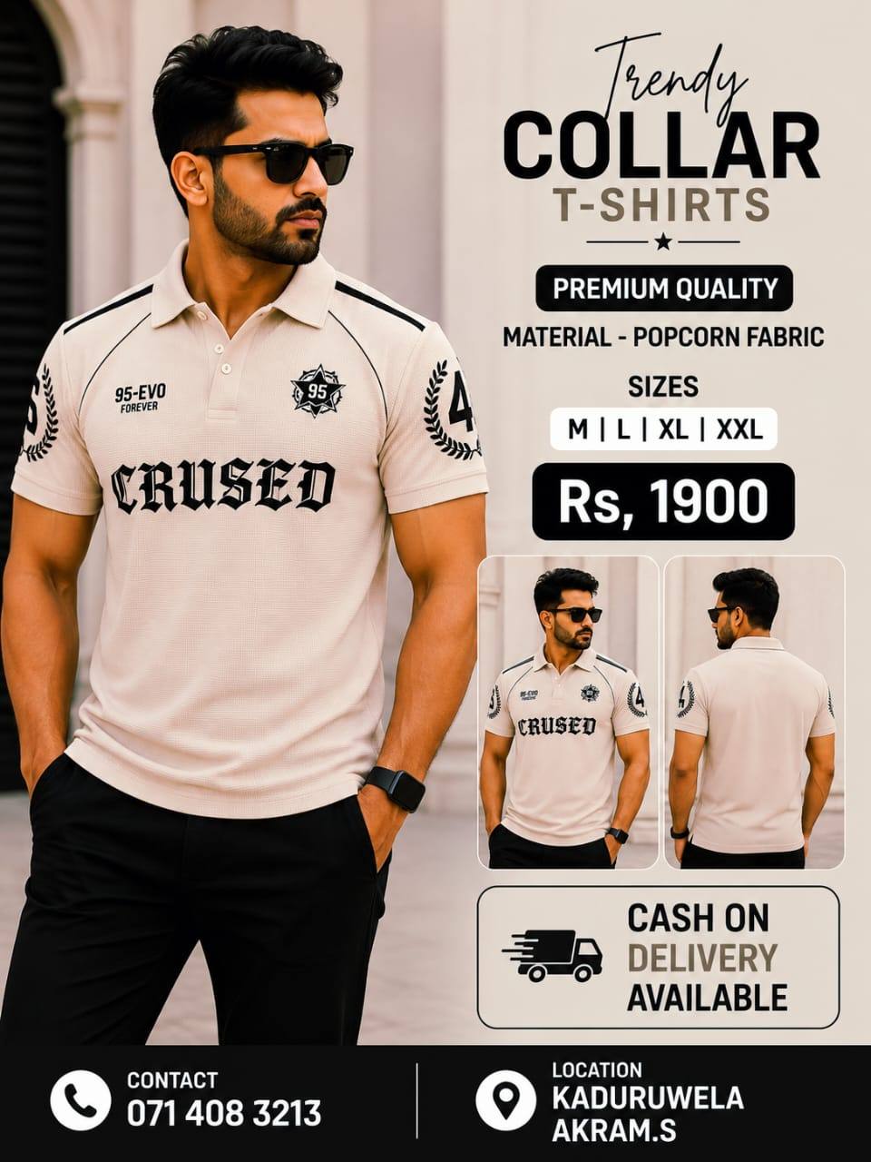 NEW TRENDY COLLAR T-SHIRTS