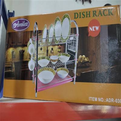 3-Tier Stainless Steel Dish Organizer – Amilex Available