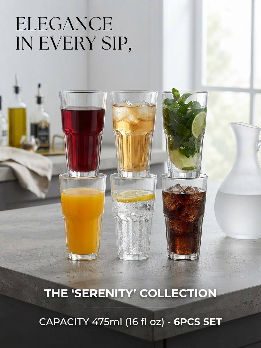 WATER GLASS – 6-PIECE SET
