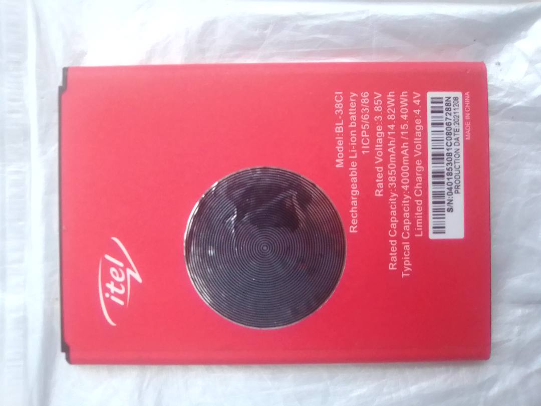 Brand New Original itel BL-38CI Battery for itel A58, A58 Pro, A49, A05S