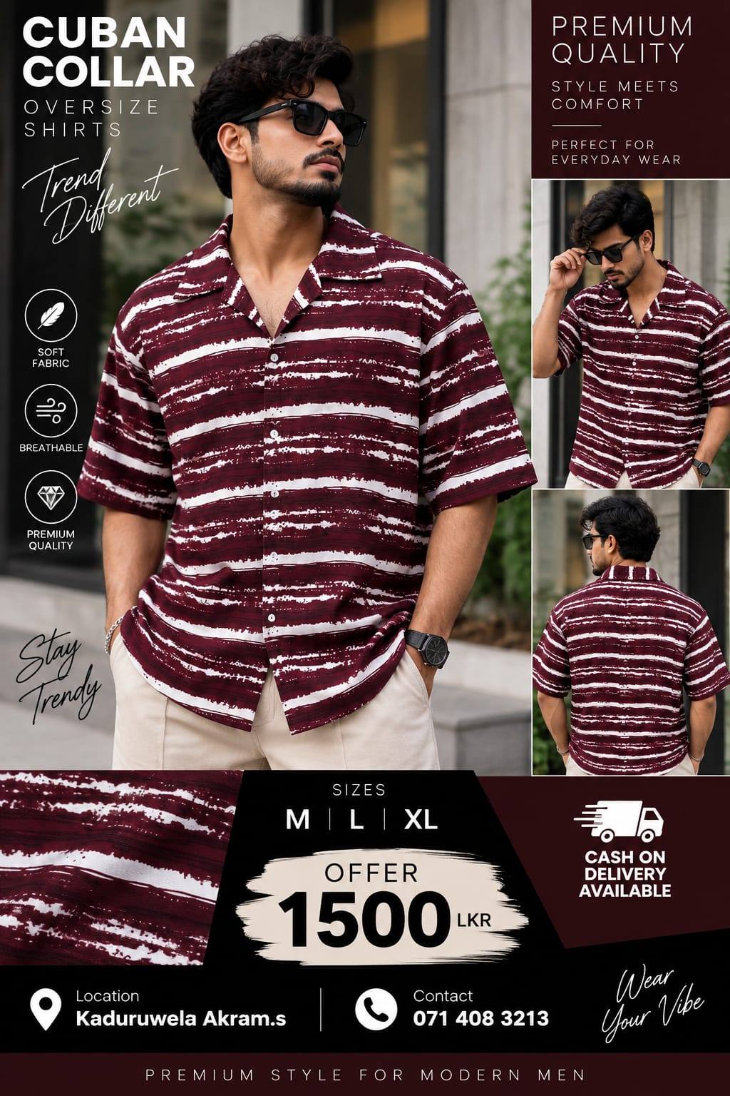 CUBAN OVERSIZE T-SHIRTS