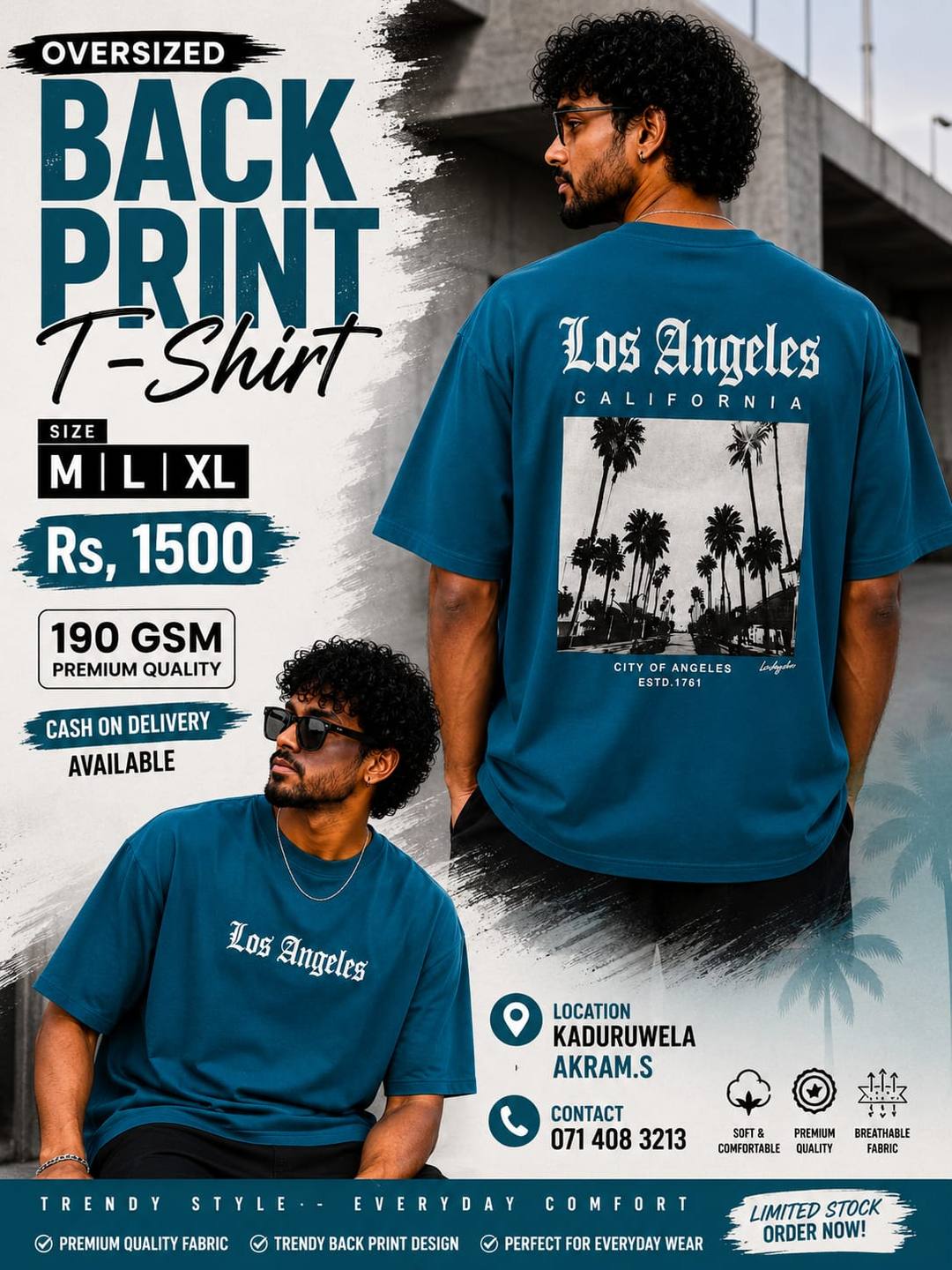 Trendy Oversized T-Shirt – Limited Stock