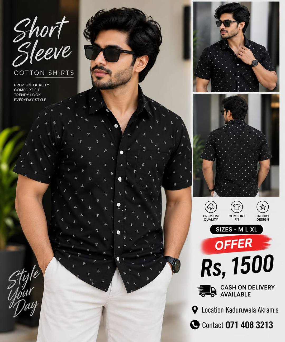 TRENDING SHORT SLEEVE COTTON SHIRTS