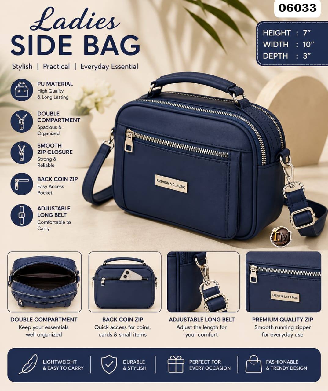 LADIES SIDE BAG AVAILABLE