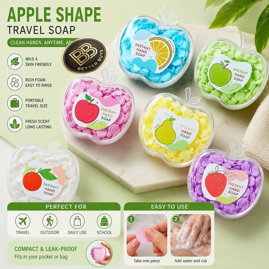 APPLE BOTTLE TRAVEL SOAP FOR SALE