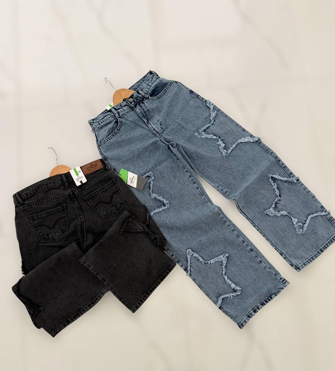 WIDE LEG DENIMS FOR SALE