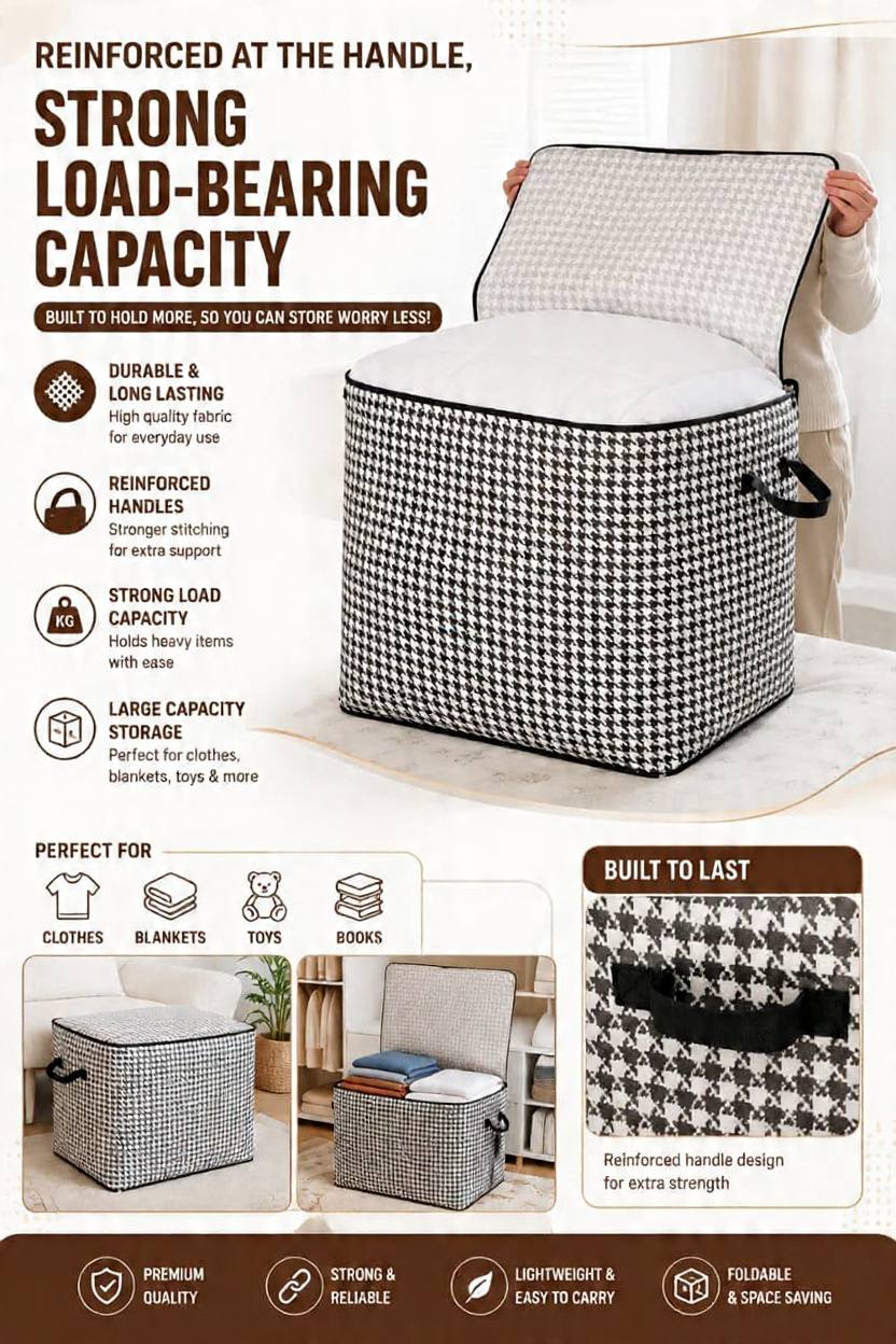 100L EXTRA LARGE CLOTH STORAGE BOX