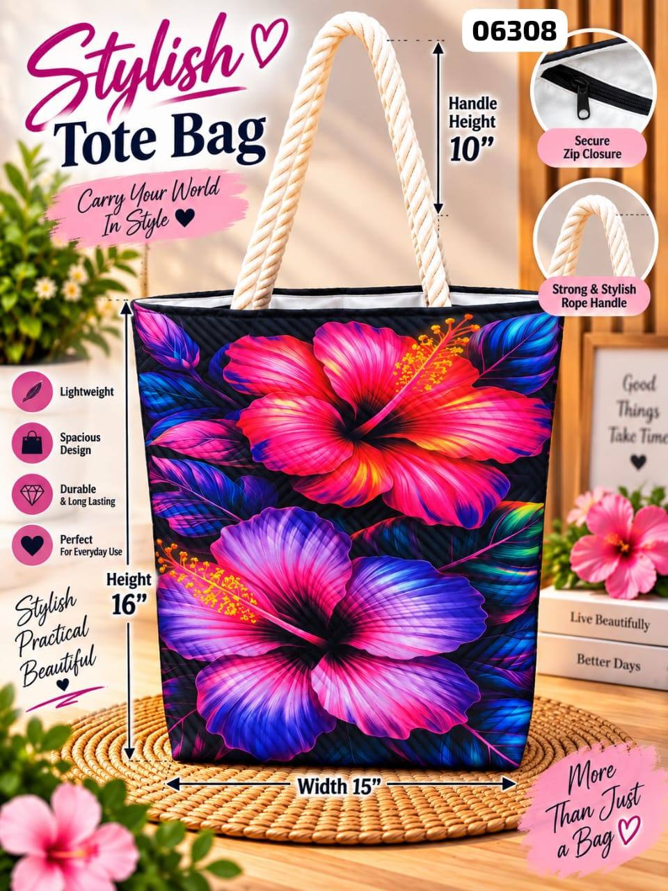 STYLISH  LADIES PREMIUM TOTE BAG