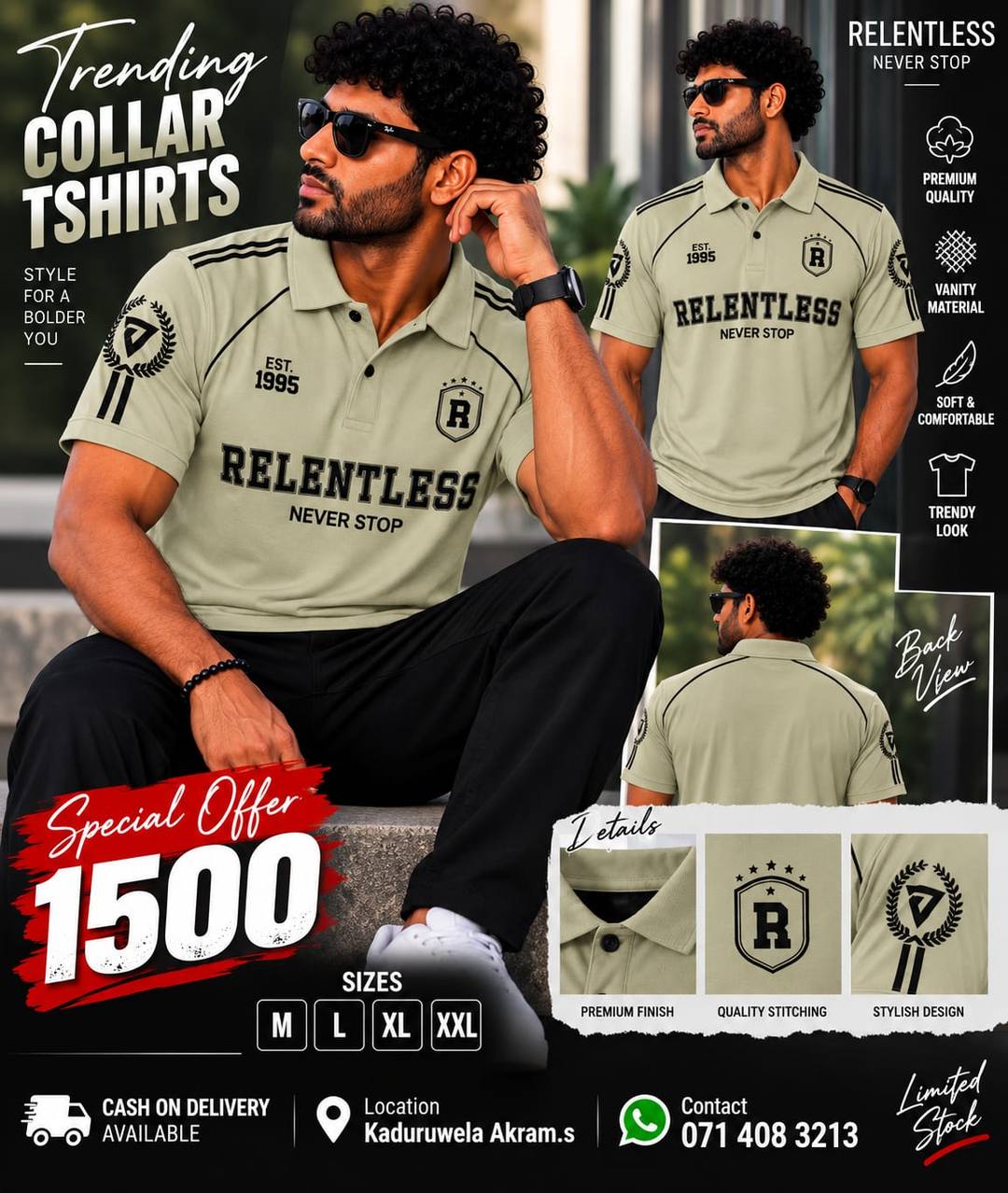 TRENDING COLLAR T-SHIRTS ON SALE