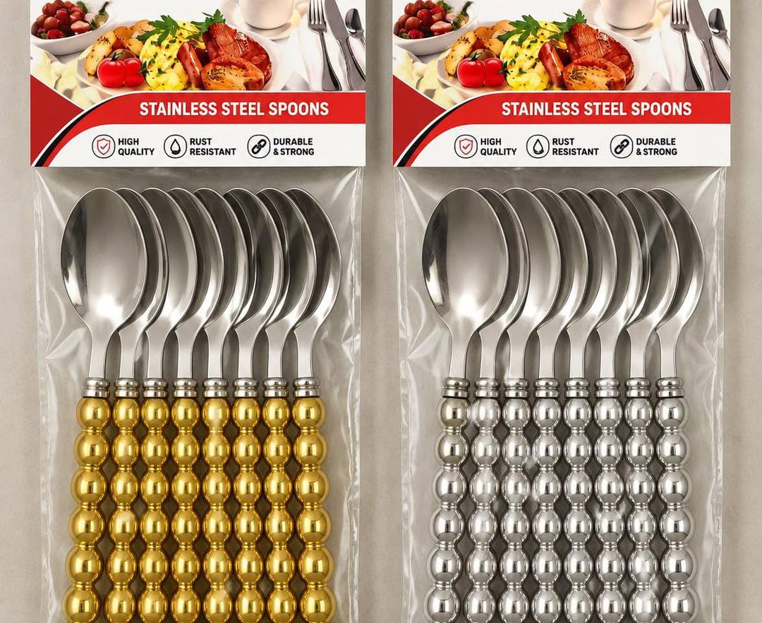 STAINLESS STEEL SPOON SET (6 PCS) FOR SALE