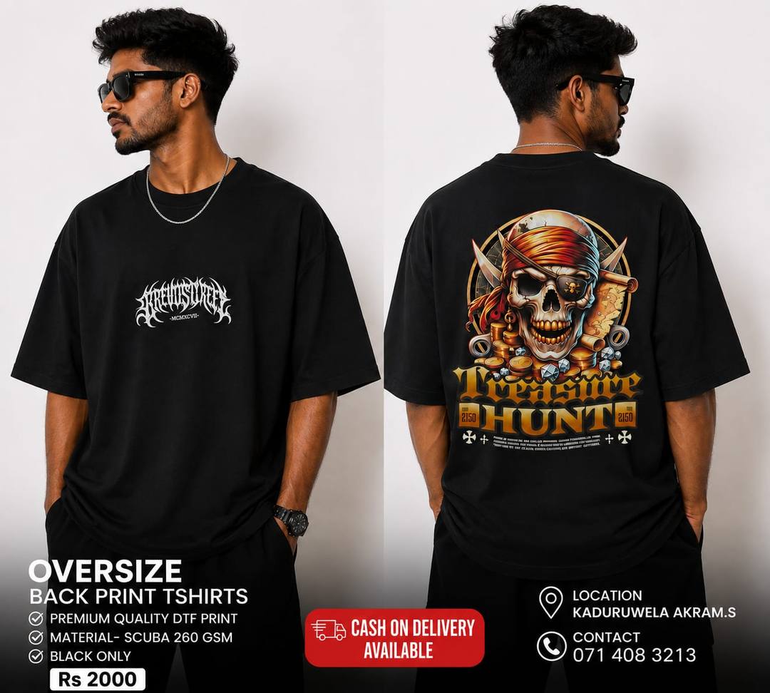 OVERSIZE BACK PRINT T-SHIRTS