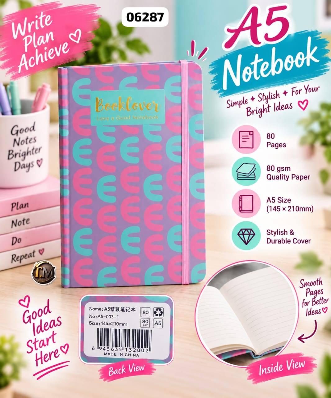 A5 NOTE BOOK AVAILABLE
