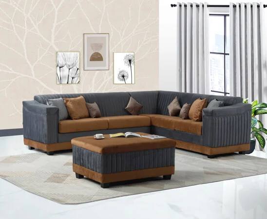 Piyestra Camry Coner Sofa with Ottoman