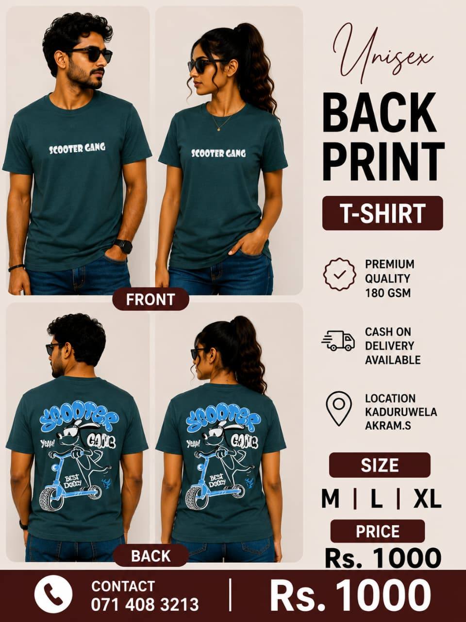 Premium 180 GSM Unisex T-Shirts