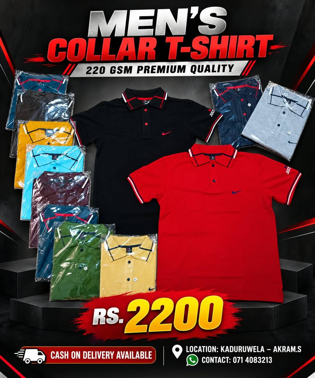 MEN’S COLLAR T-SHIRTS