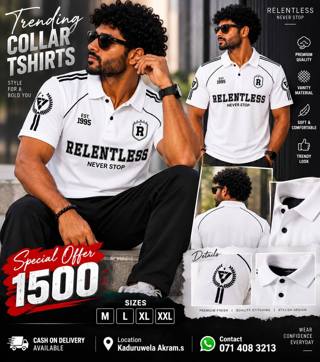 SPECIAL OFFER TRENDING COLLAR T-SHIRTS