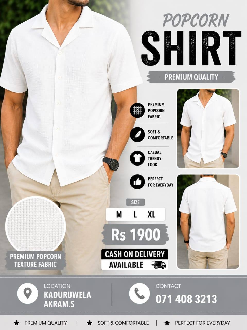 Premium Popcorn Shirt