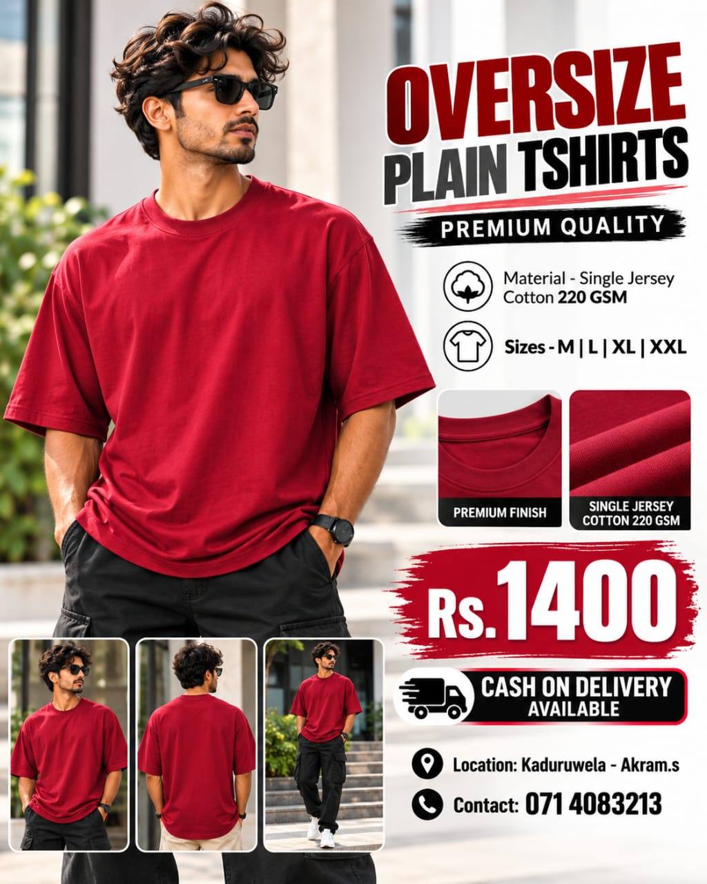 NEW ARRIVAL OVERSIZE PLAIN T-SHIRTS