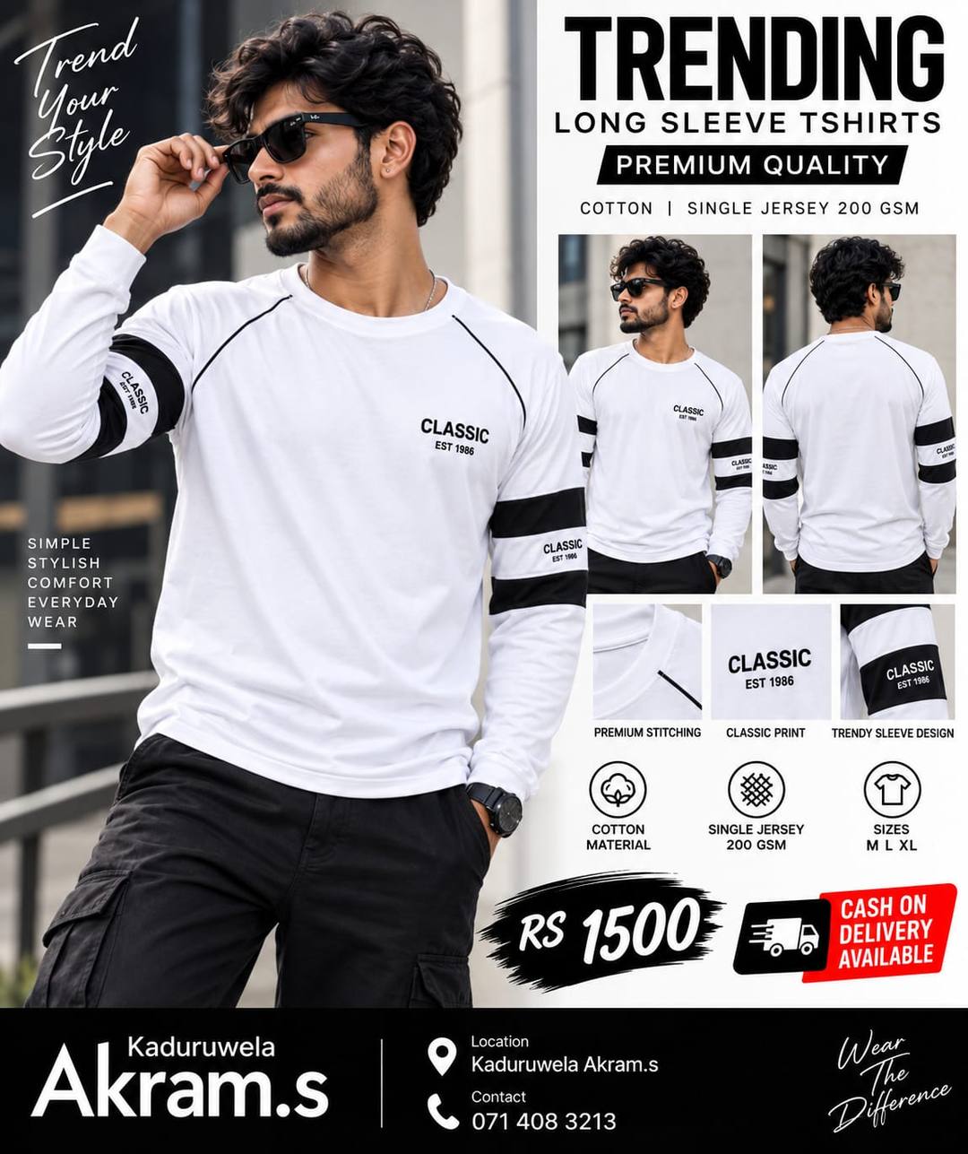 PREMIUM TRENDING LONG SLEEVE T-SHIRT