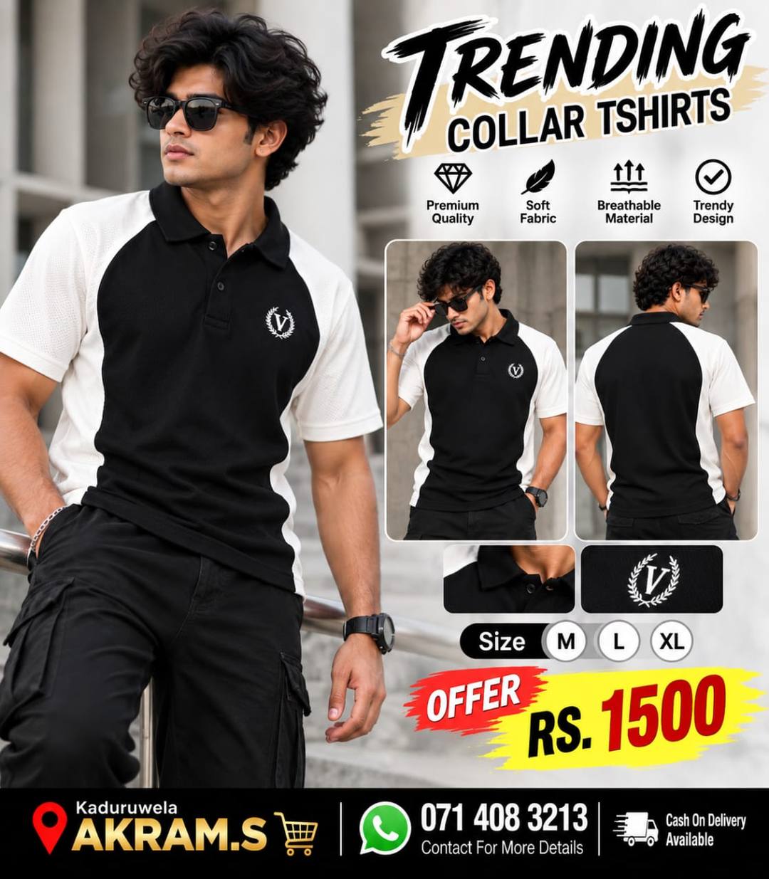 STYLE ON POINT – TRENDING COLLAR T-SHIRTS