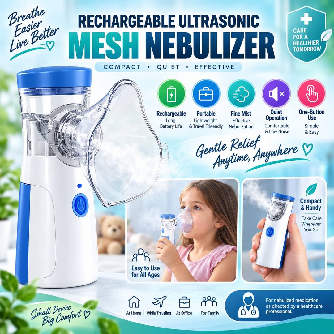 RECHARGEABLE MESH NEBULIZER FOR SALE
