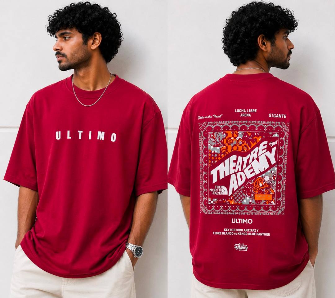 Over Sizes Back Print T-Shirts